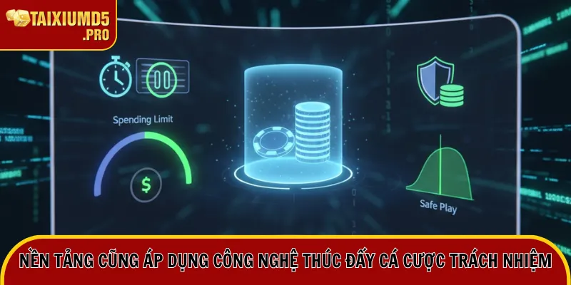 Nền tảng cũng áp dụng công nghệ thúc đẩy cá cược trách nhiệm